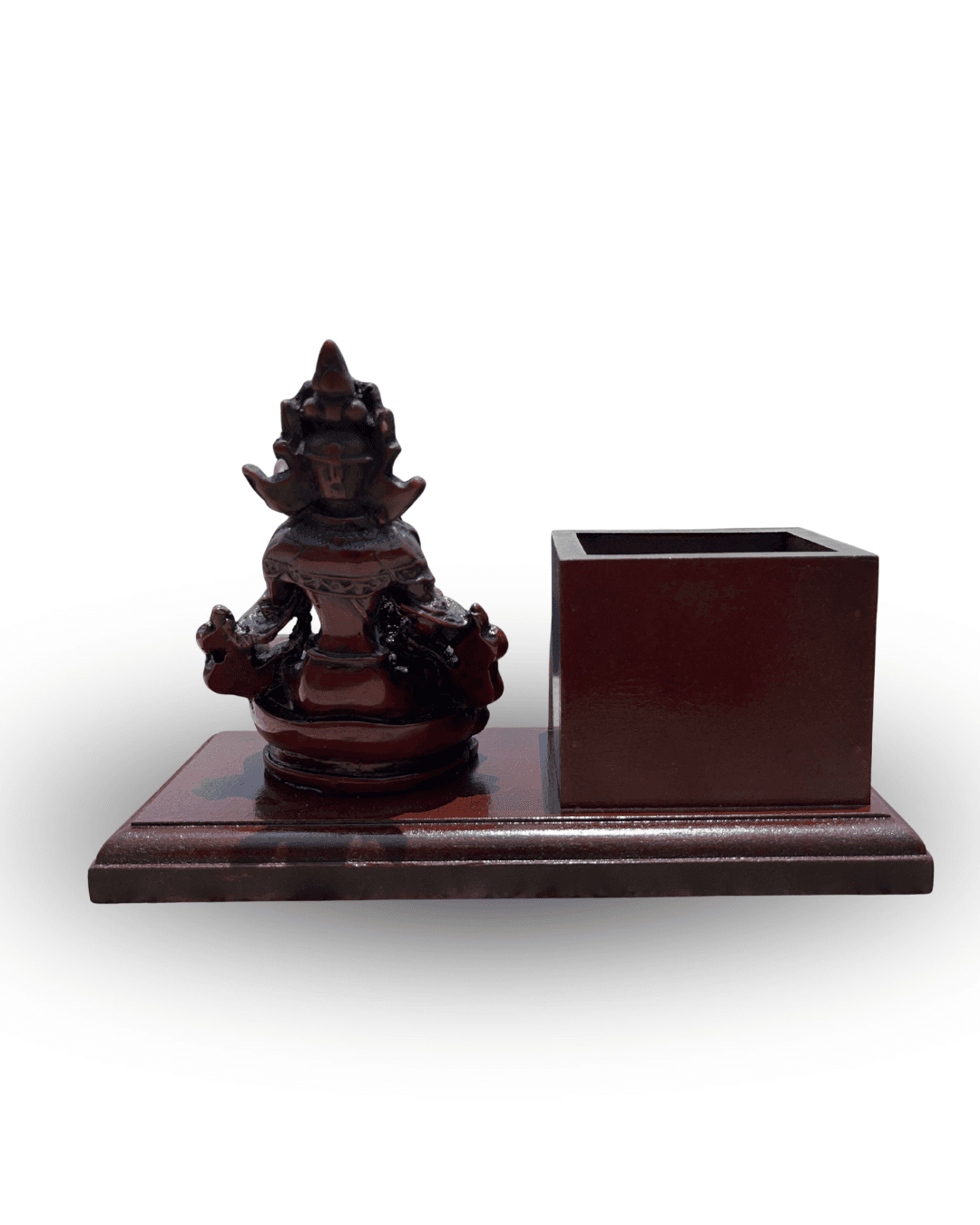 Ganesh/ Buddha/ Saraswati Pen holder stand ( Including plaque) thumbnail 2