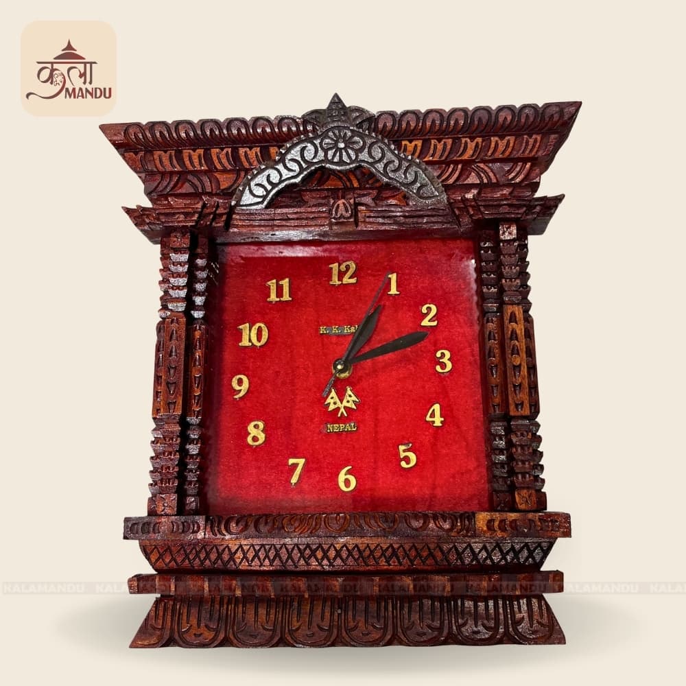 Wooden Frame Clock 12"