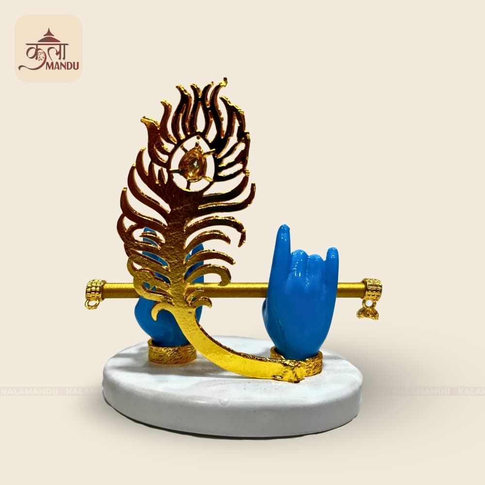 9 cm Krishna Hand with Flute thumbnail 2
