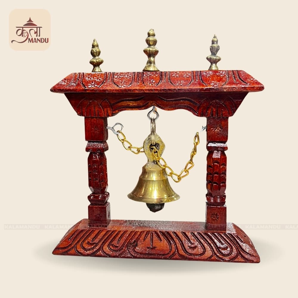 Bell Stand with Metal Gajur