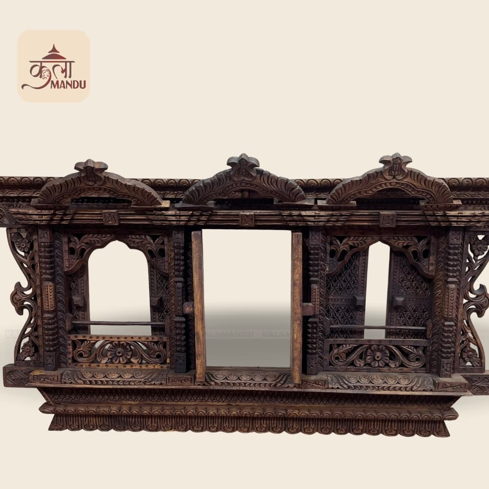 (16 by 32 inches) Kumari Akhijhyal with Toran thumbnail 2