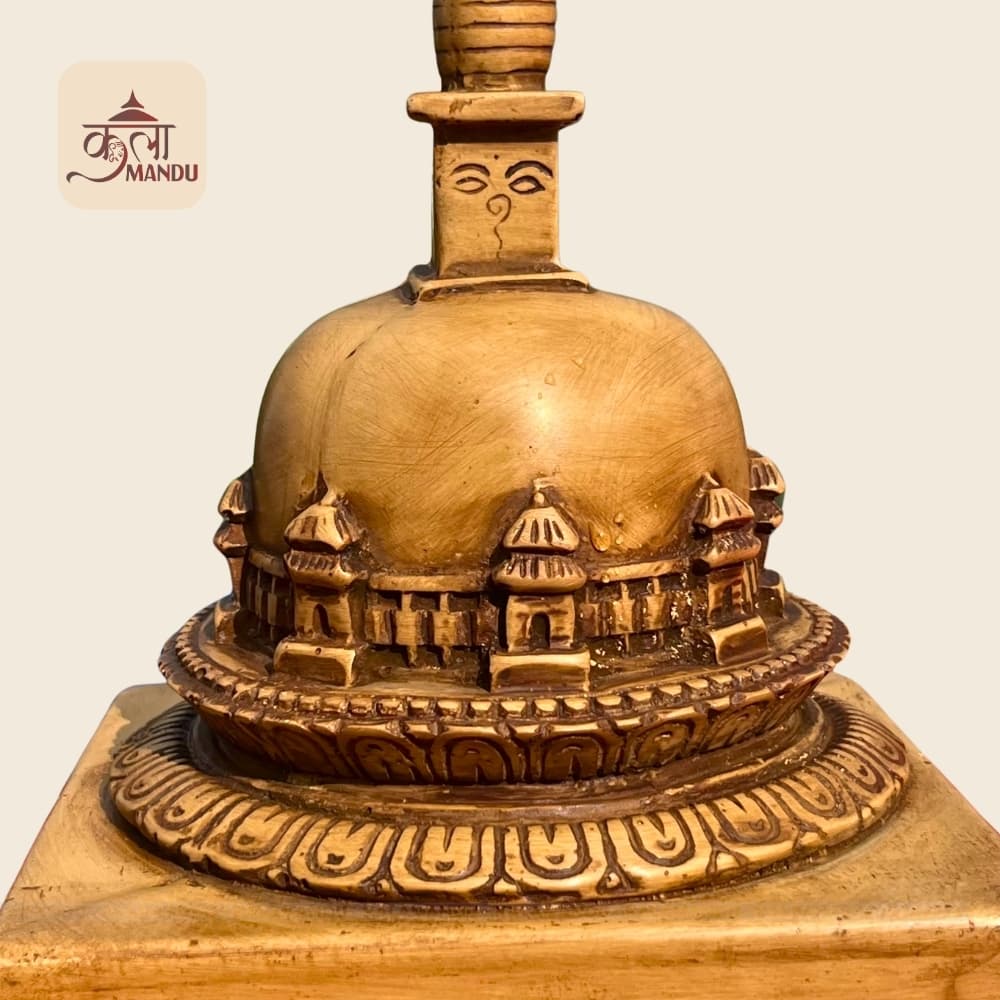 Resin Boudhanath stupa with Base thumbnail 2