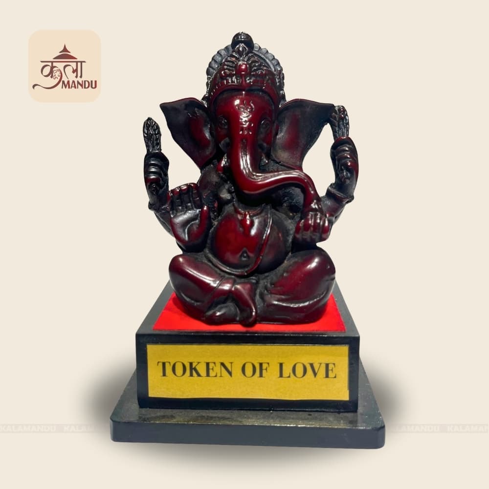 6" Ganesh Statue with Stand