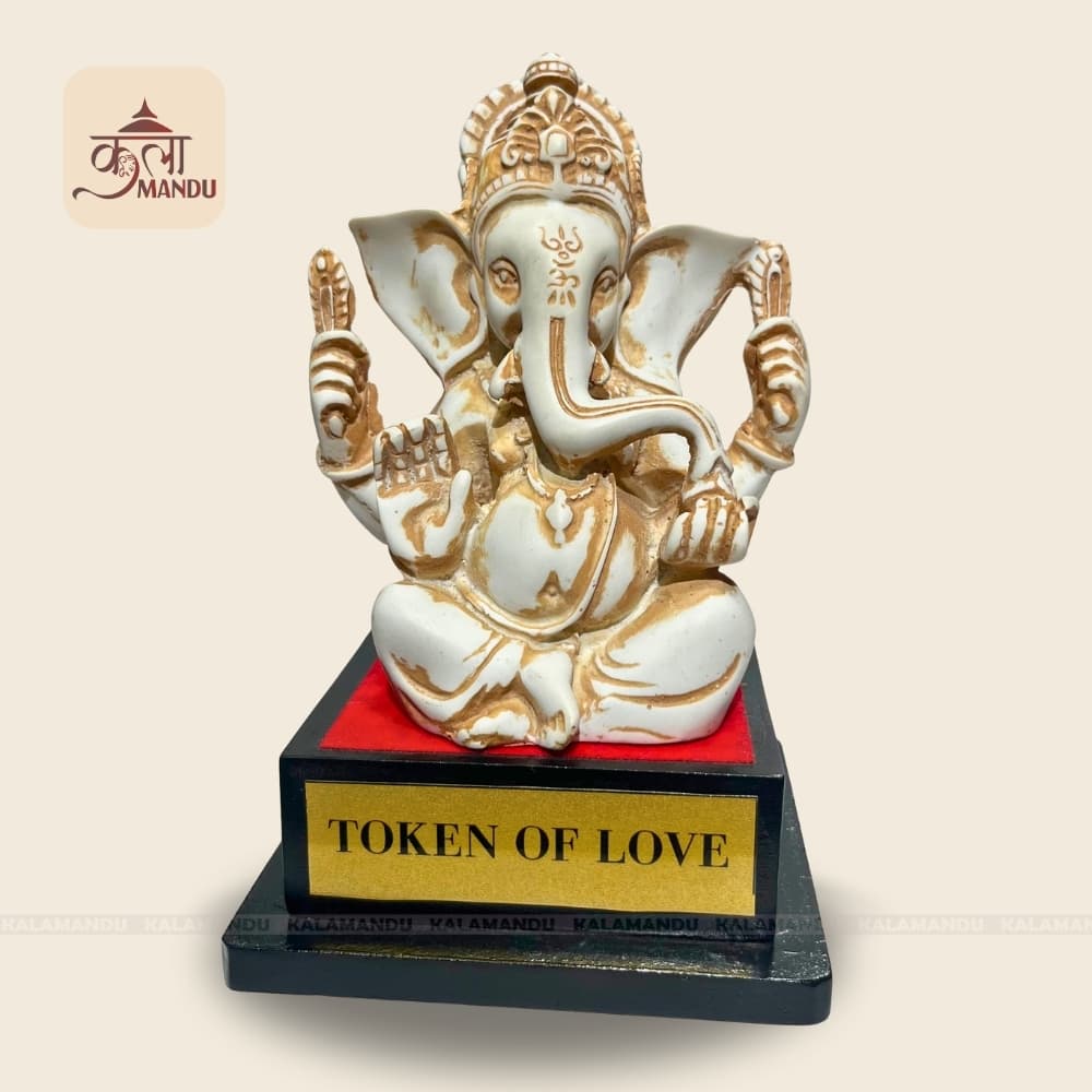 6" Ganesh Statue with Stand