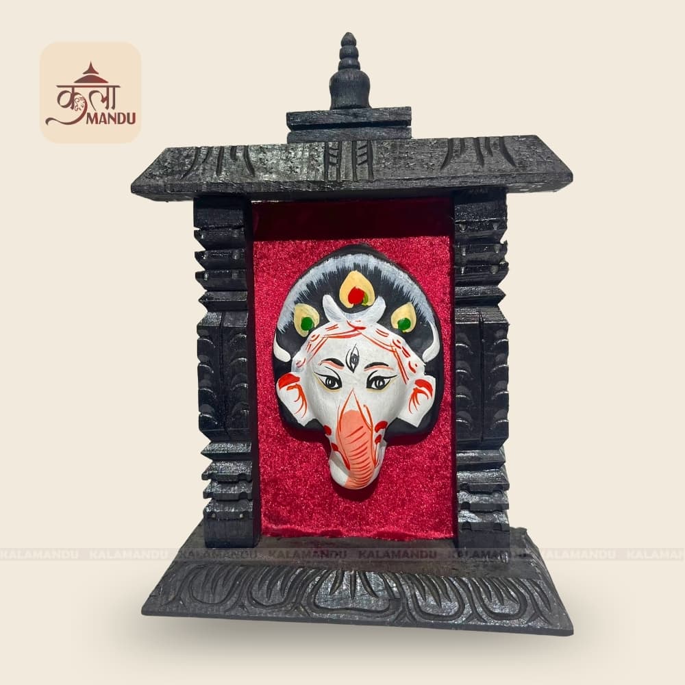 Ganesh Mask Temple Frame