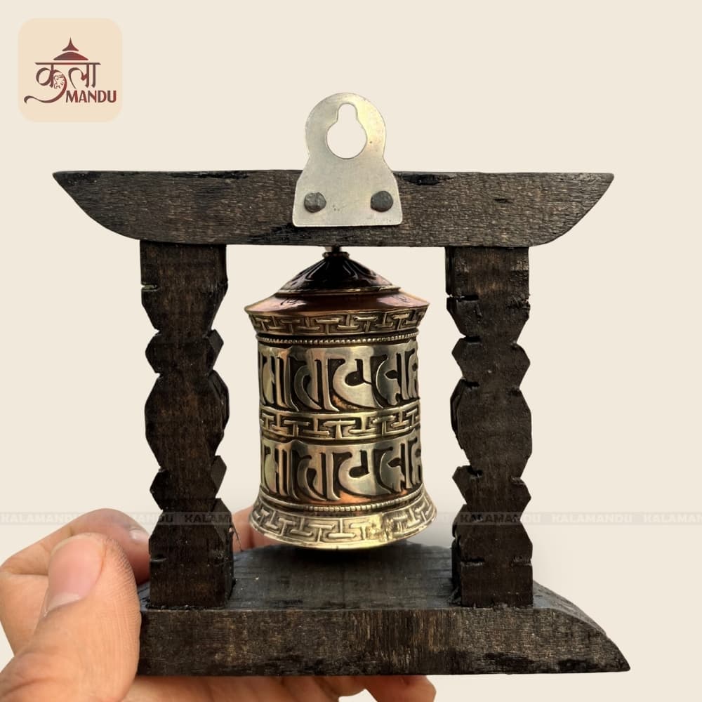 10cm Single Prayer Wheel/ Mane  thumbnail 2