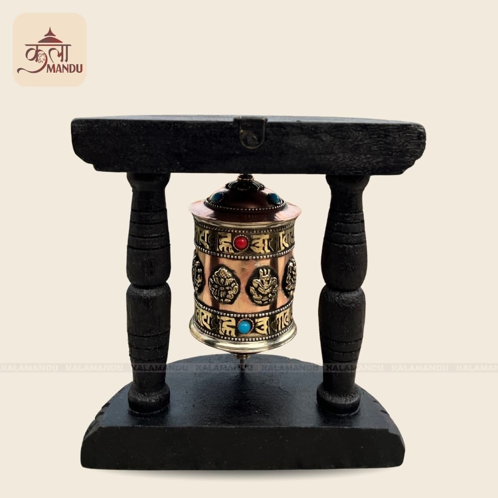 11 cm Single Prayer Wheel thumbnail 2