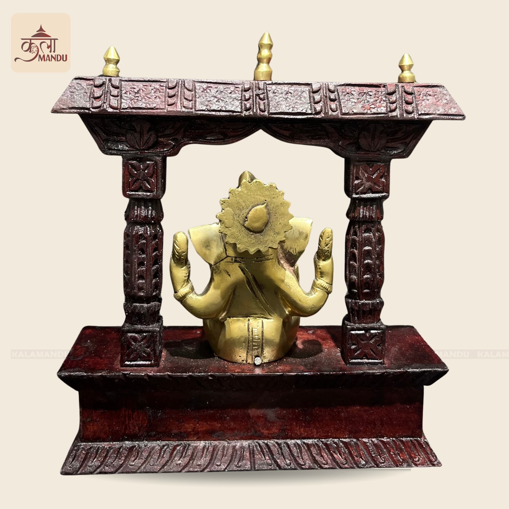 Ganesh Wooden frame ( including plaque) thumbnail 3