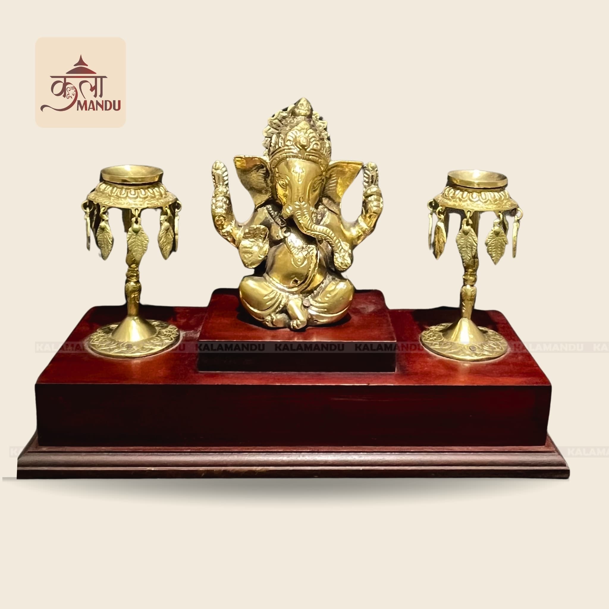 Ganesh with Panas Set ( Including Plaque)