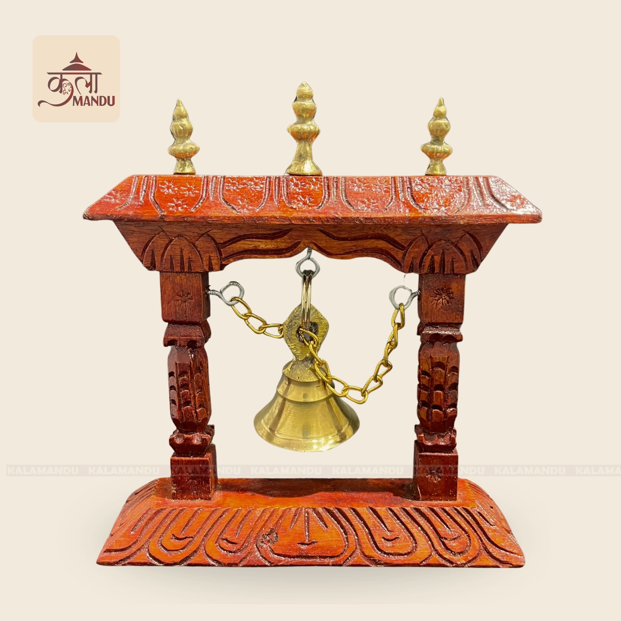 Bell Stand with Metal Gajur